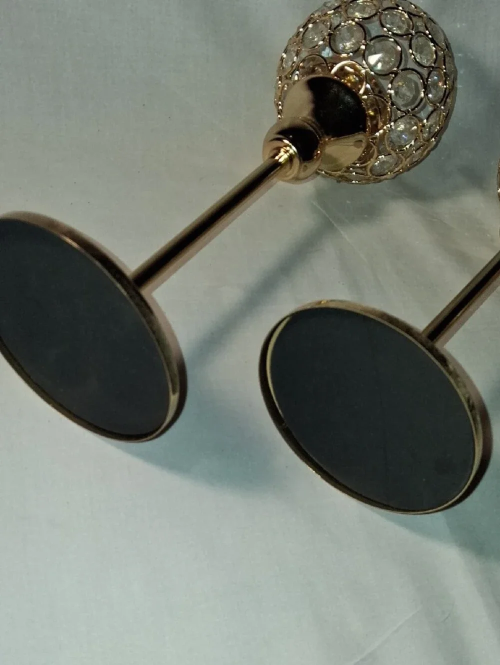 Vincigant Crystal Cande Holders Set of 3 pre owned
